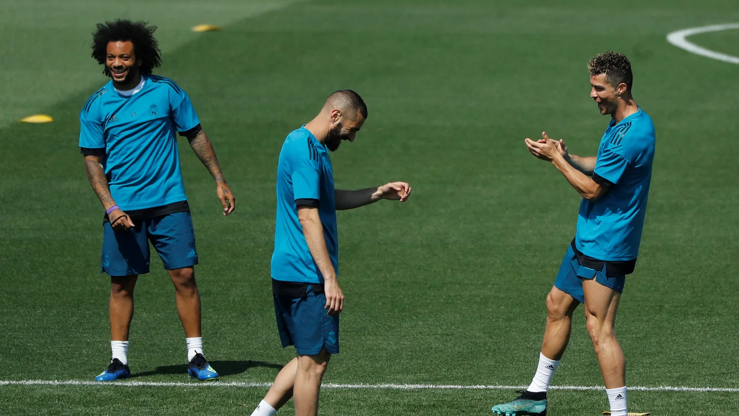 Karim Benzema, en Valdebebas Karim Benzema, en Valdebebas
