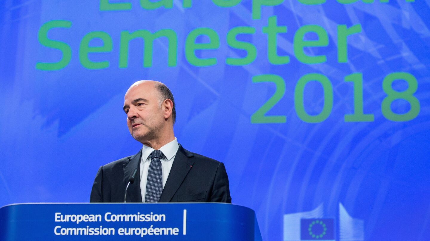 El comisario europeo de Asuntos Econ&oacute;micos y Financieros, Pierre Moscovici