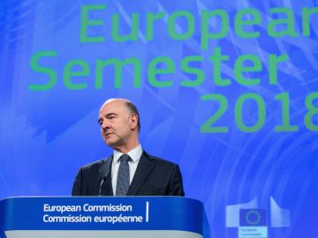 El comisario europeo de Asuntos Económicos y Financieros, Pierre Moscovici El comisario europeo de Asuntos Económicos y Financieros, Pierre Moscovici
