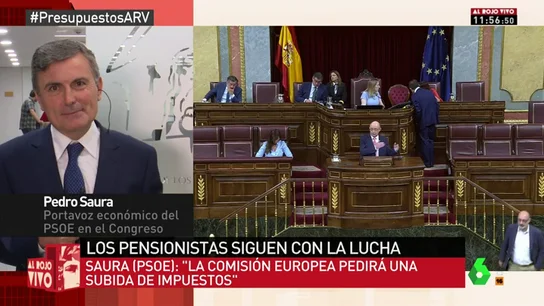 Pedro Saura, en Al Rojo Vivo Pedro Saura, en Al Rojo Vivo