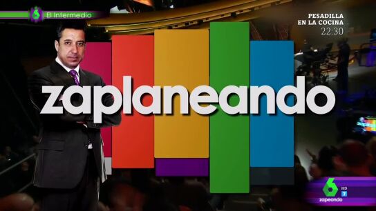 La reacci&oacute;n de Zapeando al gui&ntilde;o de El Intermedio con su 'Zaplaneando'