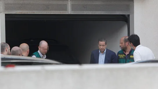 Eduardo Zaplana en el registro de su casa en Benidorm Eduardo Zaplana en el registro de su casa en Benidorm en 2018