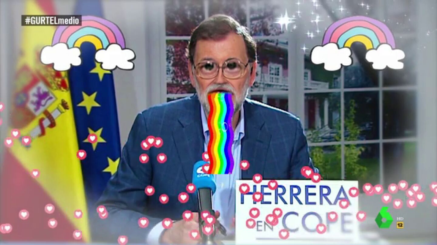 'Vomitando arco&iacute;ris', as&iacute; est&aacute; Mariano Rajoy tras la sentencia de la G&uuml;rtel al PP: "Ser&aacute; que est&aacute; pensando en su puerta giratoria"