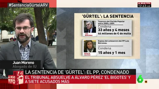 Juan Moreno, abogado de IU Juan Moreno, abogado de IU