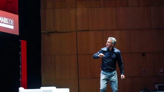 Peter Fisk, en el MABS2018 Peter Fisk, en el MABS2018