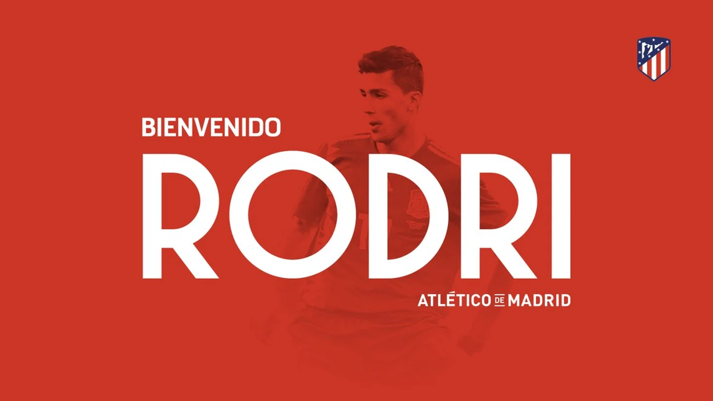Rodri ficha por el Atlético de Madrid Rodri ficha por el Atlético de Madrid