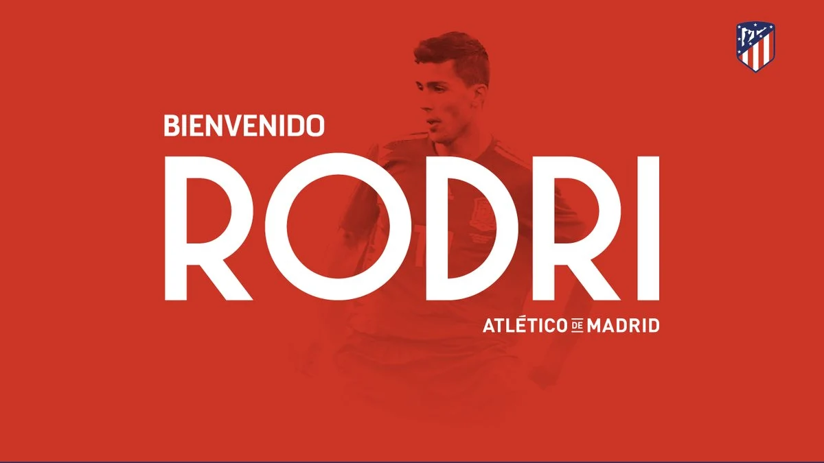 Rodri ficha por el Atlético de Madrid Rodri ficha por el Atlético de Madrid