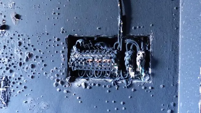 Cuadro eléctrico de el piso (Mossos d'Esquadra) Cuadro eléctrico de el piso (Mossos d'Esquadra)