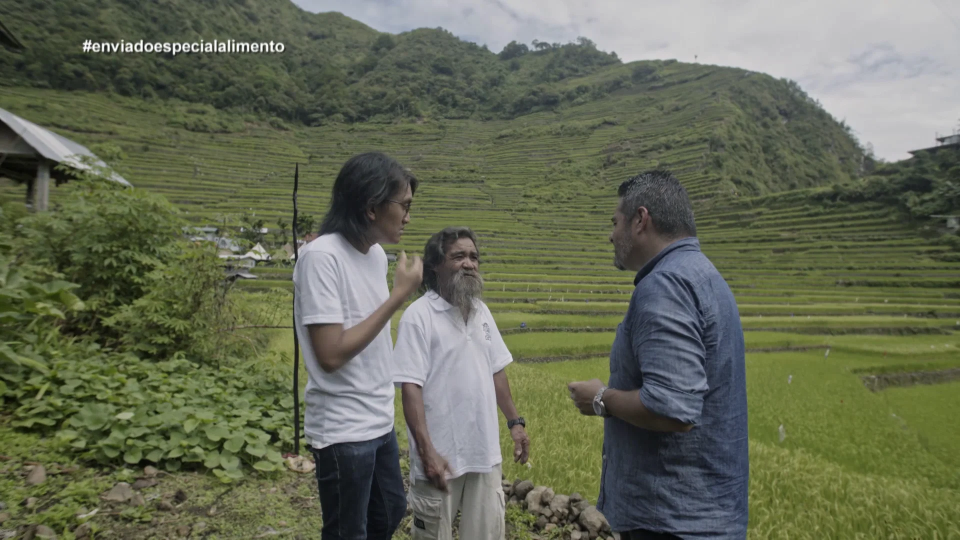 Jalis de la Serna visita las terrazas de Batad