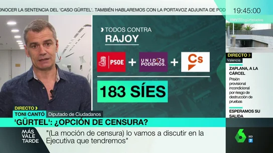 Toni Cantó, en MVT Toni Cantó, en MVT