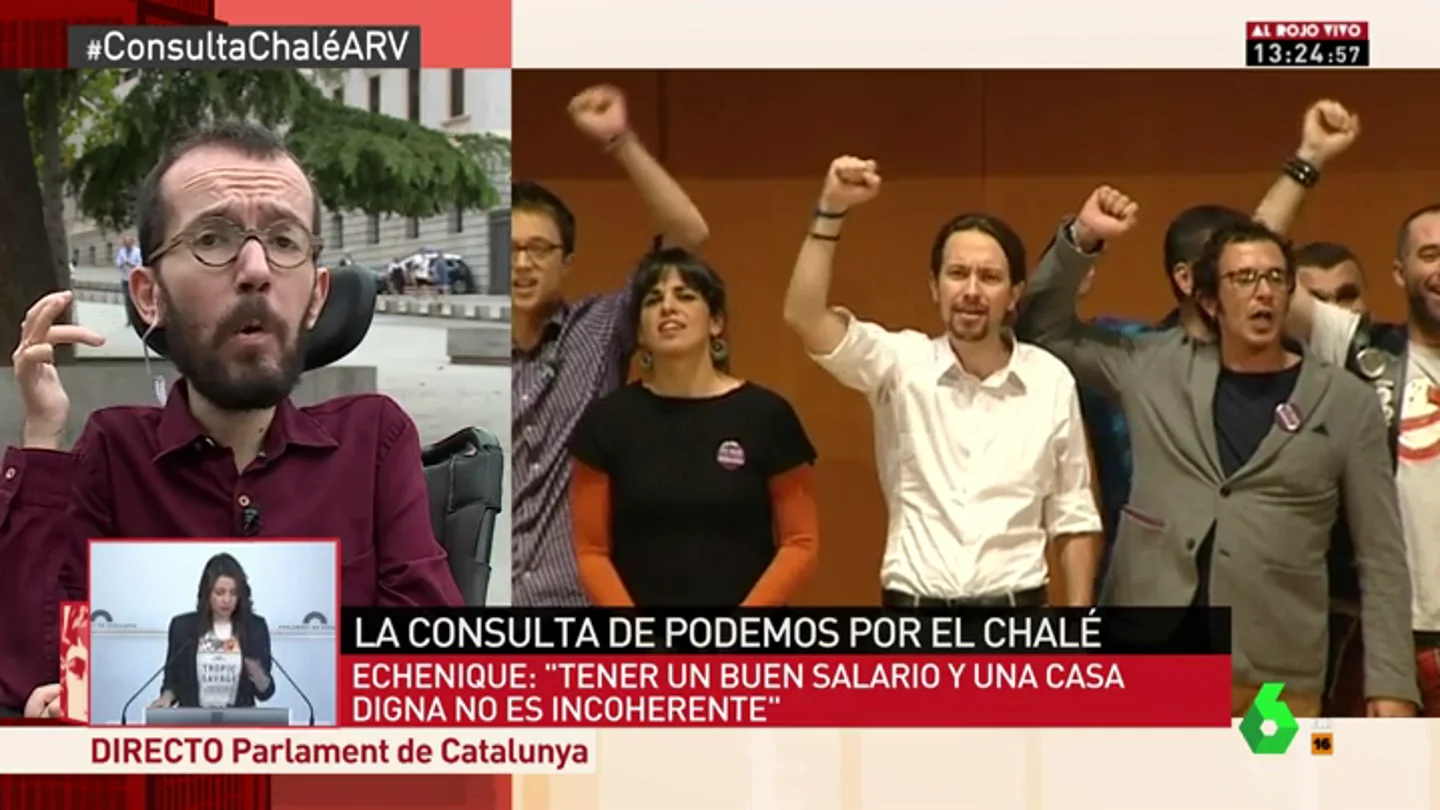 Pablo Echenique, en Al Rojo Vivo Pablo Echenique, en Al Rojo Vivo