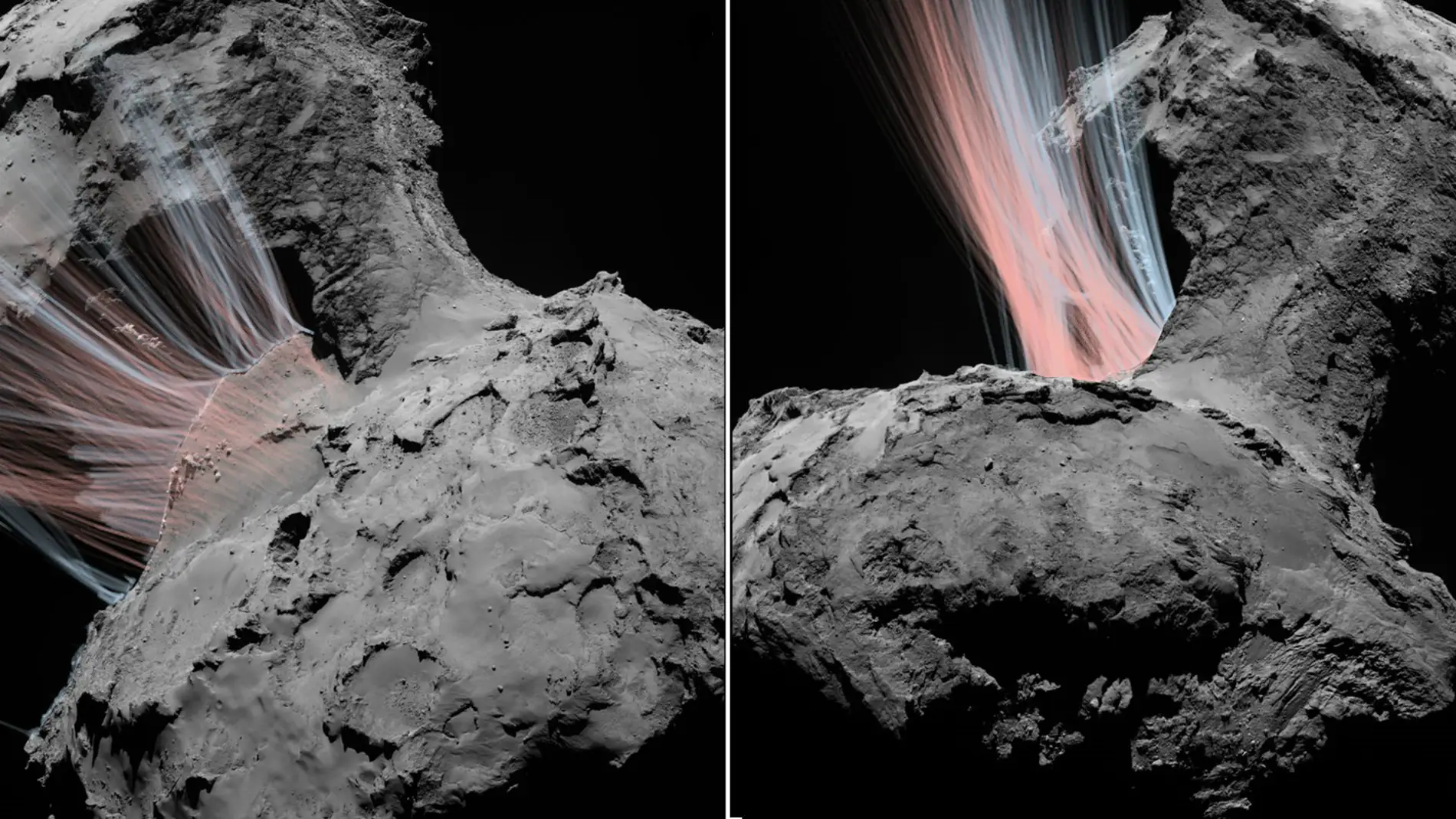 OSIRIS se adentra en la atmosfera del cometa 67P