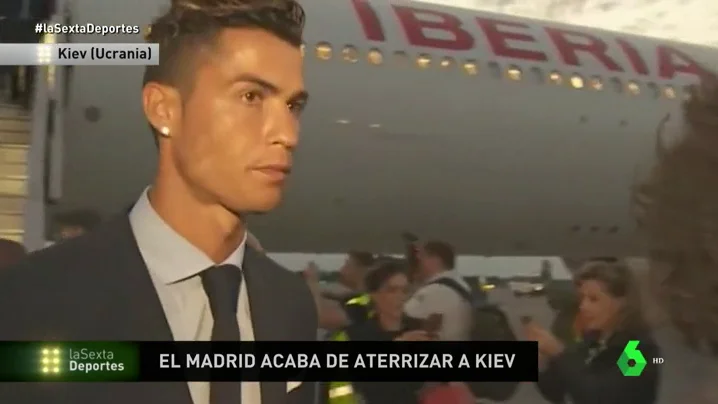 El Real Madrid ya está en Kiev para la final de la Champions