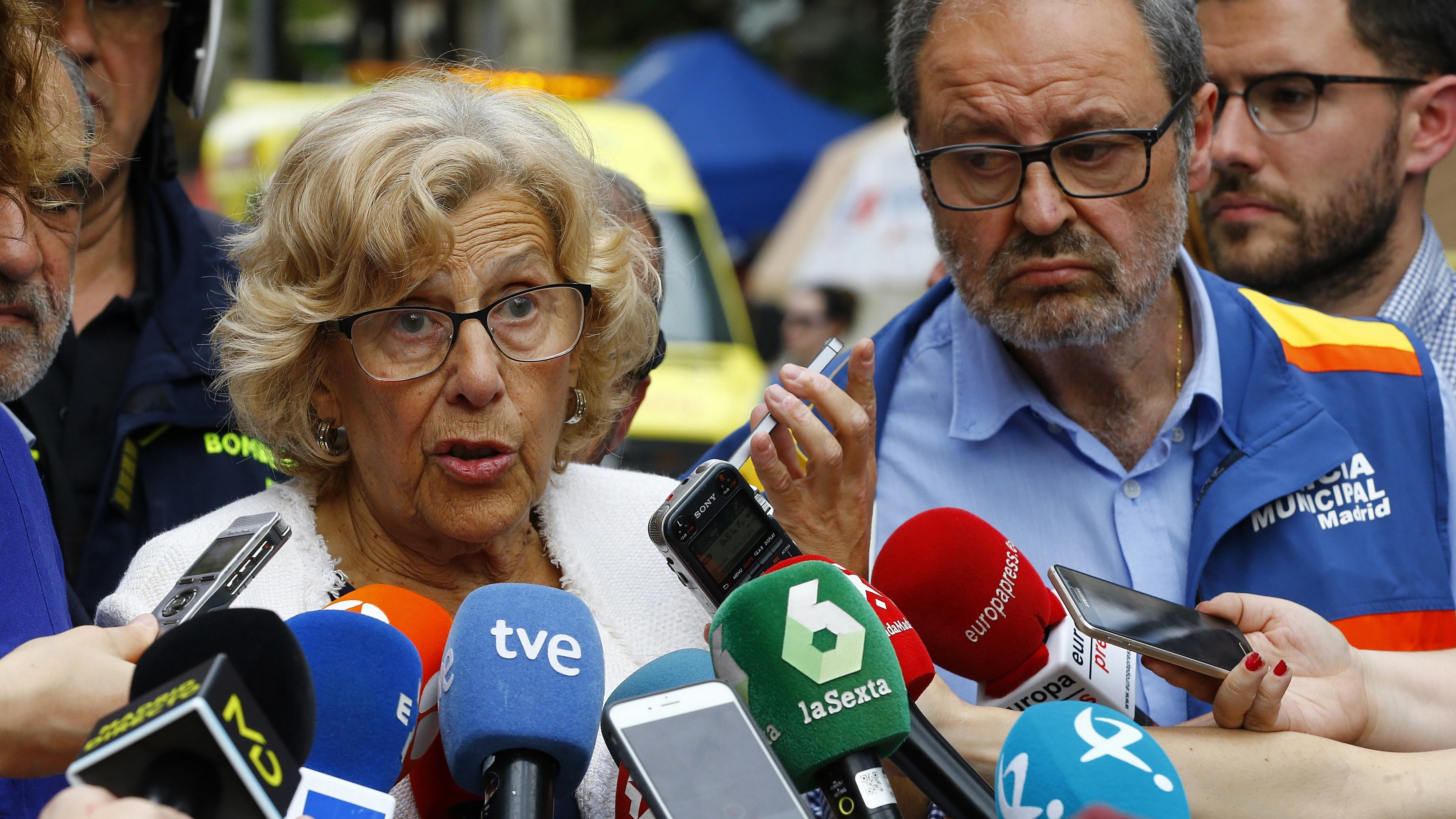  La alcaldesa de Madrid, Manuela Carmena