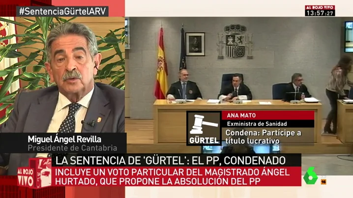 Miguel Ángel Revilla, en Al Rojo Vivo Miguel Ángel Revilla, en Al Rojo Vivo