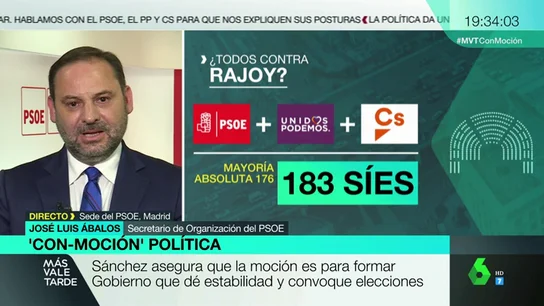 José Luis Ábalos, en Más Vale Tarde José Luis Ábalos, en Más Vale Tarde