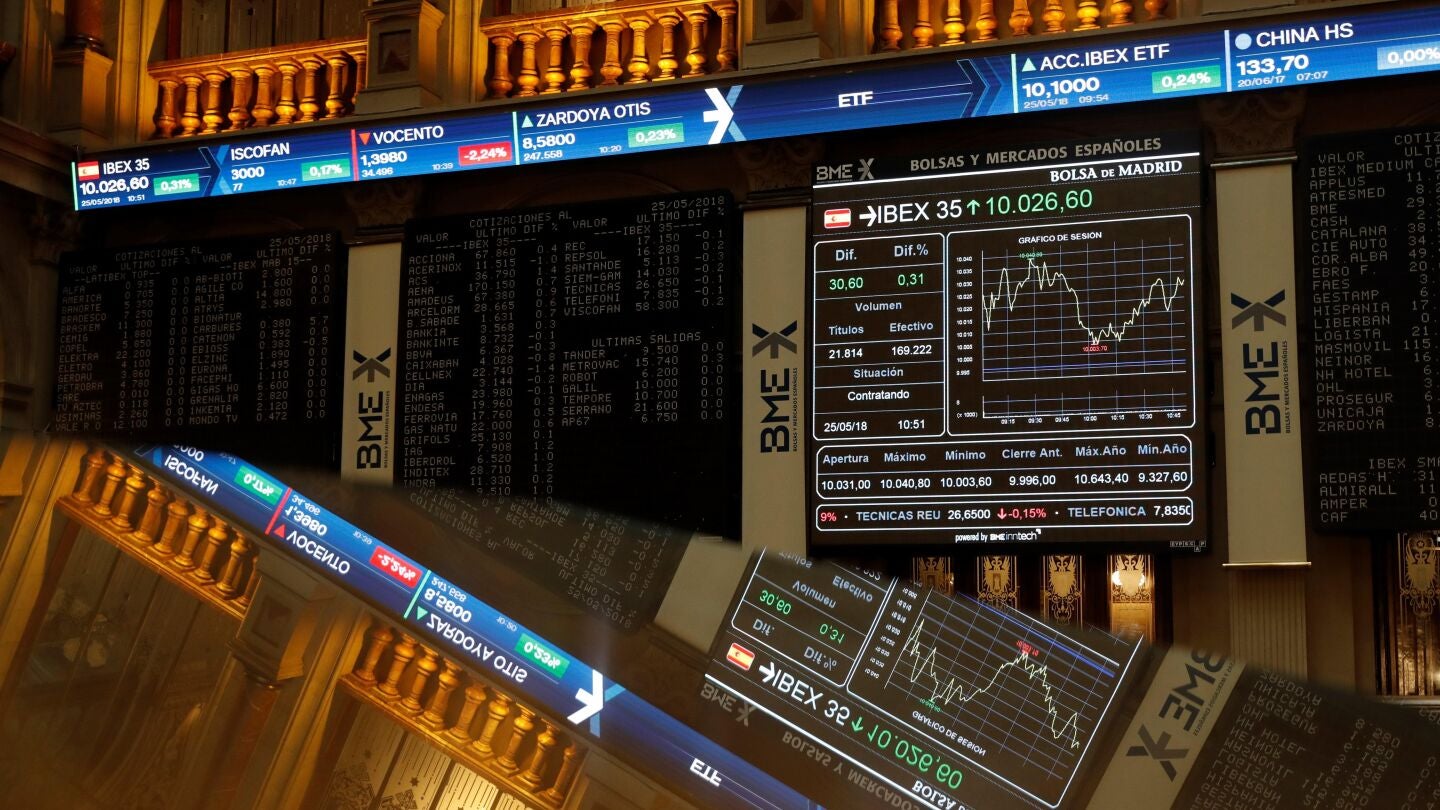 La bolsa espa&ntilde;ola sub&iacute;a el 0,29% un cuarto de hora despu&eacute;s de la apertura y recuperaba el nivel de los 10.000 puntos impulsada por el avance de la mayor&iacute;a de los grandes valores y de las plazas europeas