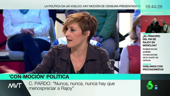 Cristina Pardo, en Más Vale Tarde Cristina Pardo, en Más Vale Tarde