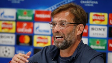 Klopp, durante la comparecencia de prensa previa a la final de Champions