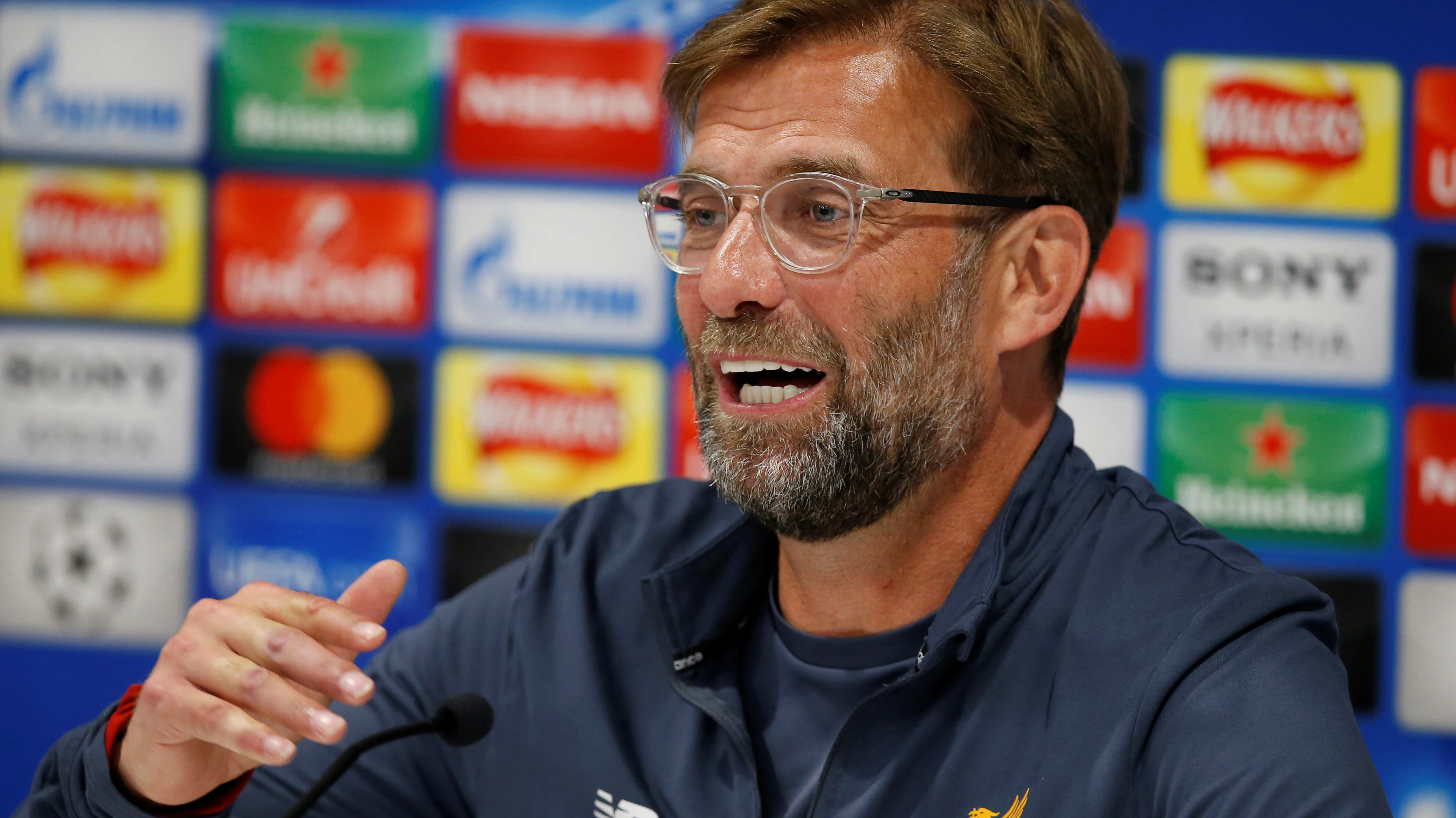 Klopp, durante la comparecencia de prensa previa a la final de Champions