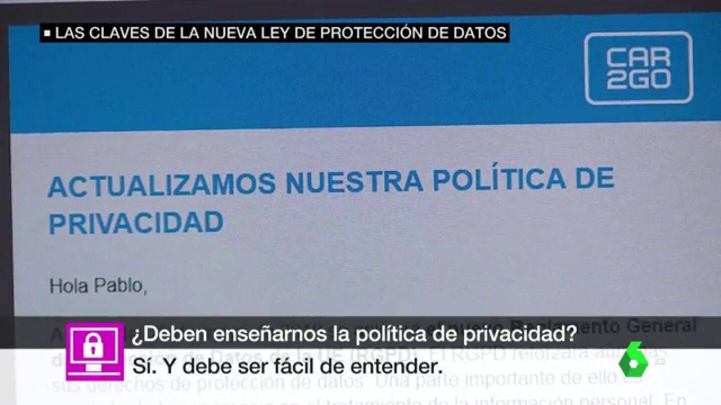 Claves de la nueva ley de protecci&oacute;n de datos: esto es lo que pasa si aceptas o no las pol&iacute;ticas de privacidad de las empresas
