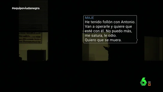 Los mensajes de Maje con uno de sus amantes sobre Antonio Navarro antes del asesinato: "Me maltrata, he pensado en acabar con su vida" Los mensajes de Maje con uno de sus amantes sobre Antonio Navarro antes del asesinato: "Me maltrata, he pensado en acabar con su vida"