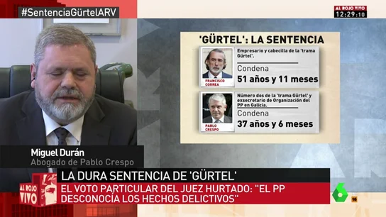 Miguel Durán, abogado de Pablo Crespo Miguel Durán, abogado de Pablo Crespo
