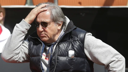 Ilie Nastase, en un partido de Copa Davis de 2017 Ilie Nastase, en un partido de Copa Davis de 2017