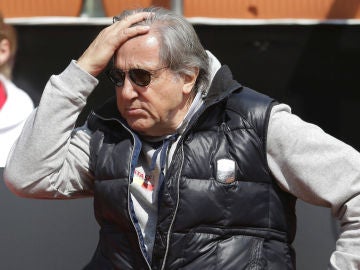 Ilie Nastase, en un partido de Copa Davis de 2017 Ilie Nastase, en un partido de Copa Davis de 2017