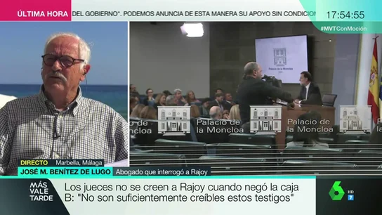 Mariano Benítez de Lugo, en Más Vale Tarde Mariano Benítez de Lugo, en Más Vale Tarde