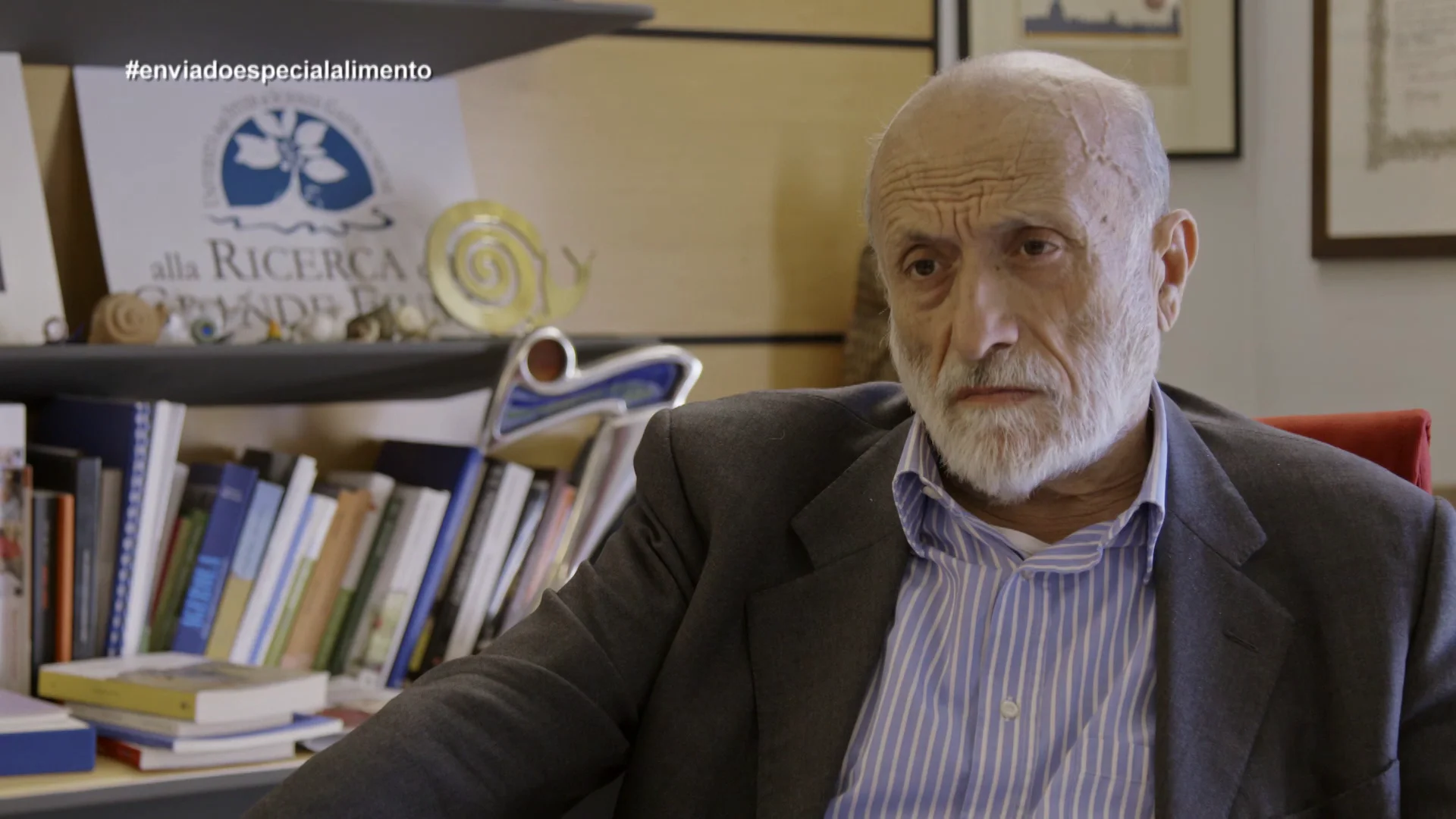 Fundador de la filosofía 'Slow Food', Carlo Petrini