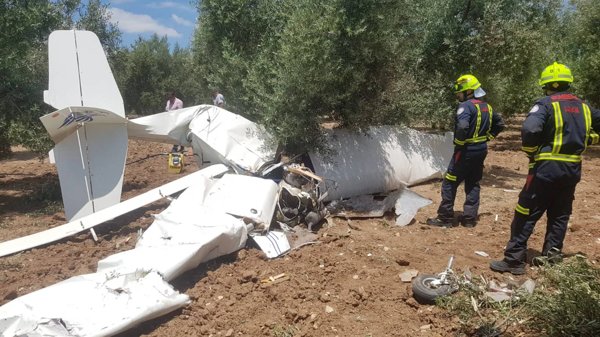 Avioneta estrellada en Loja