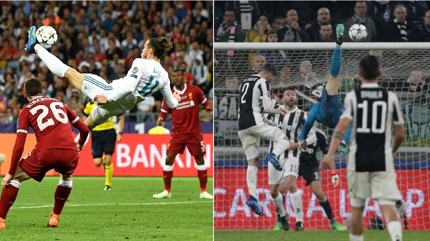 La chilena de Bale y la de Cristiano Ronaldo La chilena de Bale y la de Cristiano Ronaldo