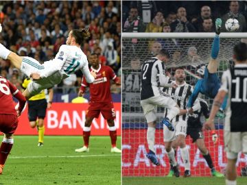 La chilena de Bale y la de Cristiano Ronaldo La chilena de Bale y la de Cristiano Ronaldo