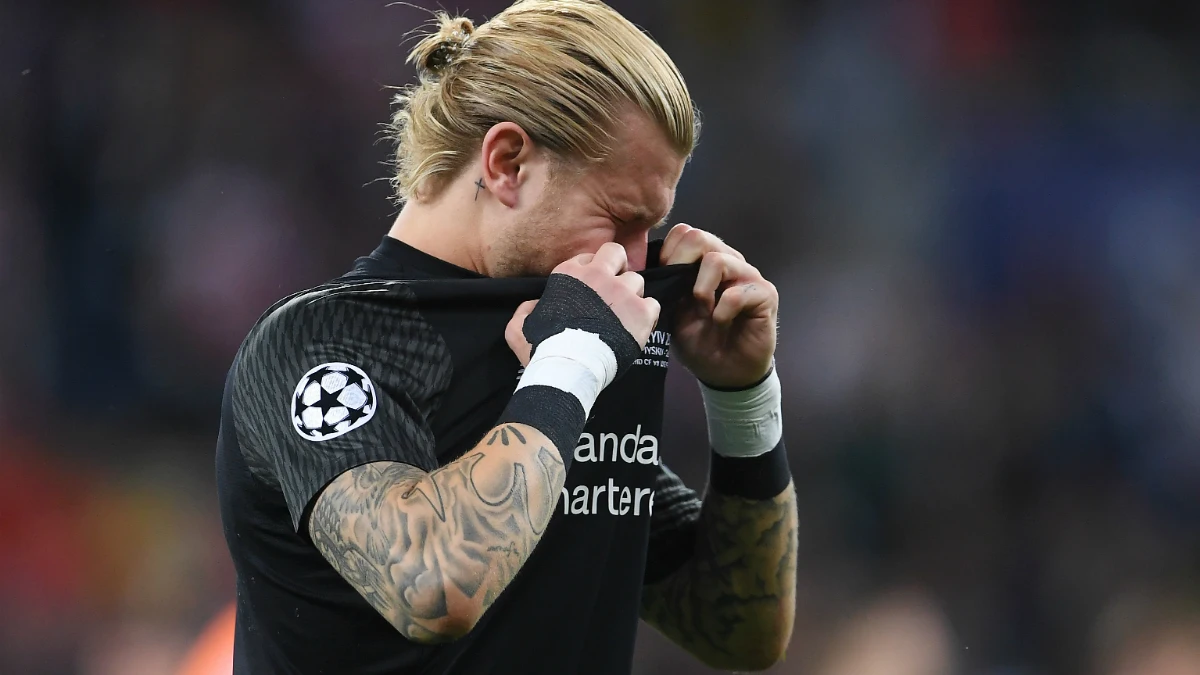 Karius, entre lágrimas