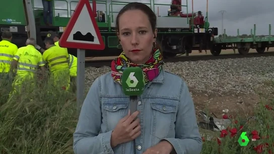 Lugar en el que han muerto tres personas arrolladas por un tren Lugar en el que han muerto tres personas arrolladas por un tren