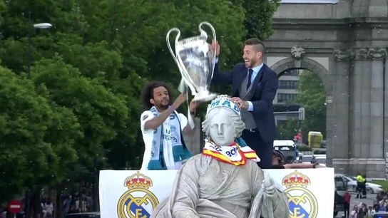 Marcelo y Ramos, en la Cibeles Marcelo y Ramos, en la Cibeles