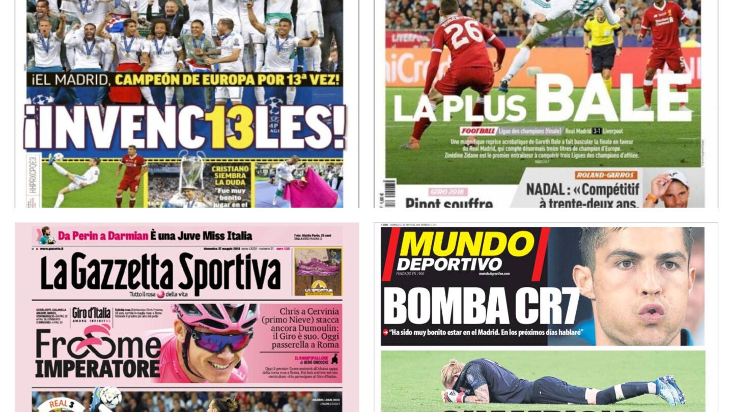 Portadas de la prensa deportiva
