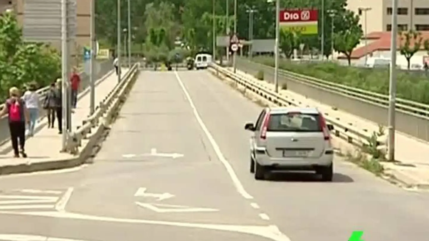Lugar del atropello mortal de un menor en Igualada Lugar del atropello mortal de un menor en Igualada