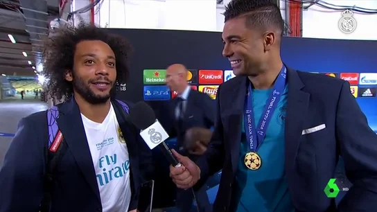 La genial conversación entre Marcelo y Casemiro tras ganar la Champions: "Estás mejor que yo, cabrón" La genial conversación entre Marcelo y Casemiro tras ganar la Champions: "Estás mejor que yo, cabrón"