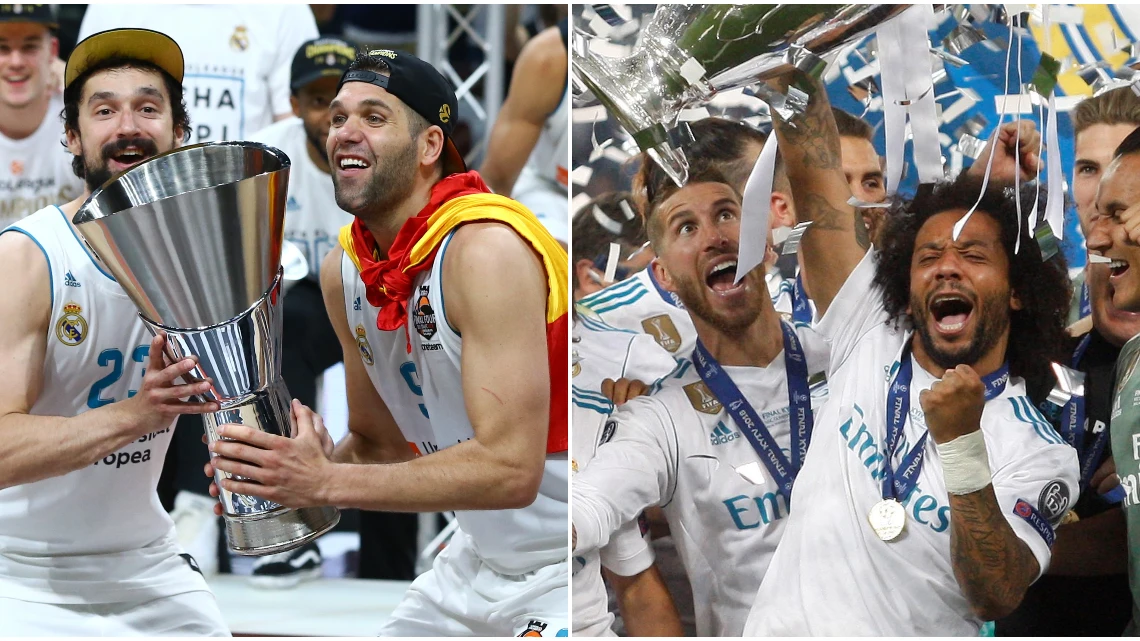 El Real Madrid, campeón de Europa en baloncesto y fútbol