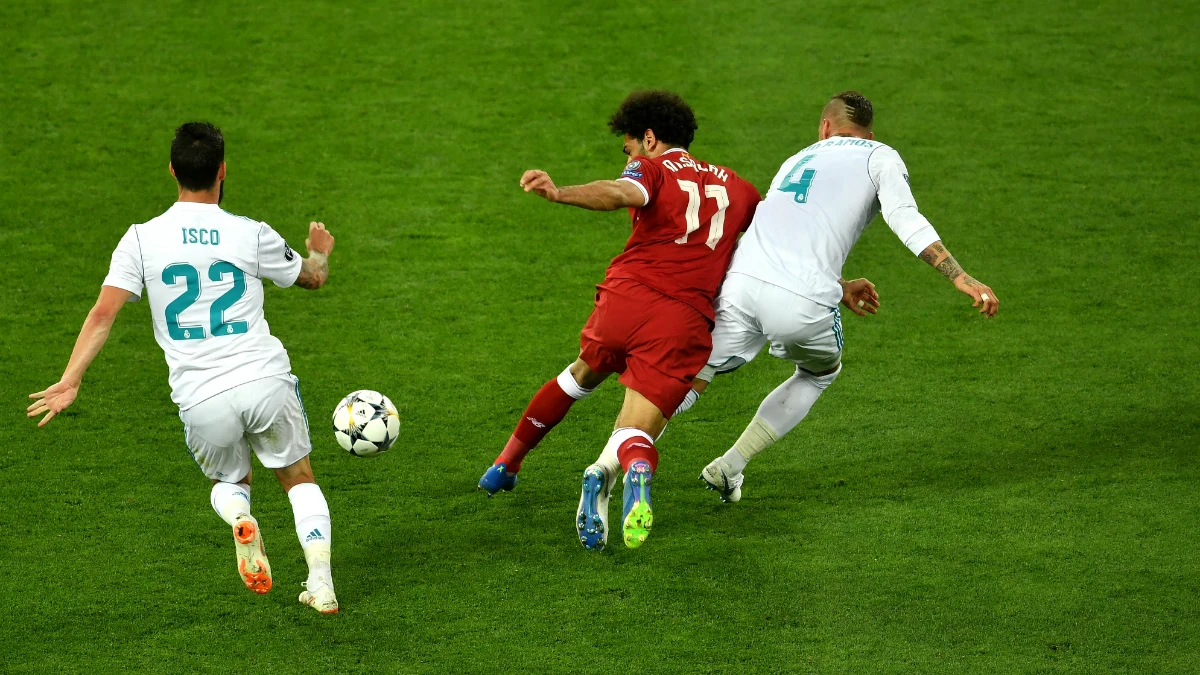 Ramos puja con Salah Ramos puja con Salah