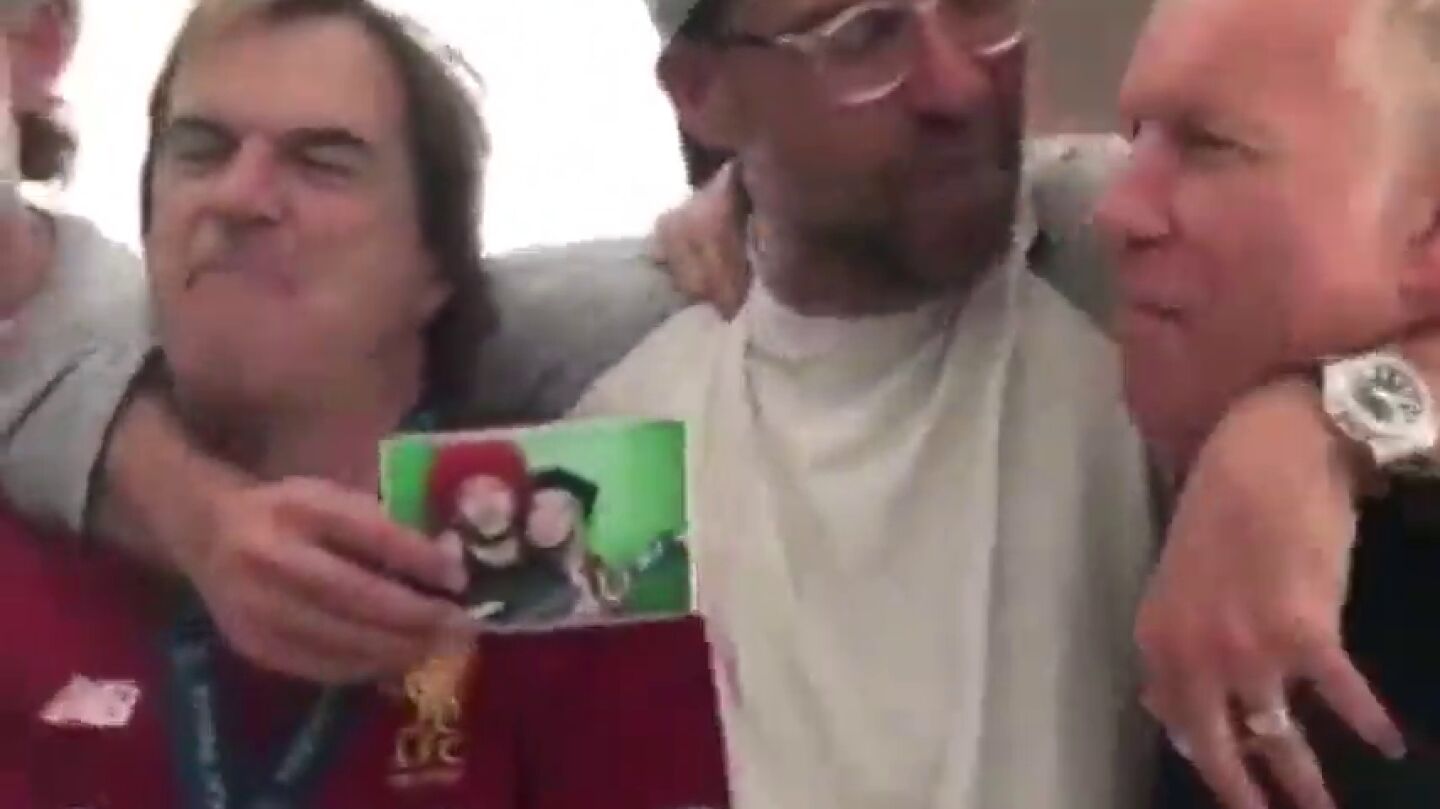 &iexcl;Surrealista! Klopp cantando a las seis de la ma&ntilde;ana "el Madrid ha tenido toda la p... suerte"