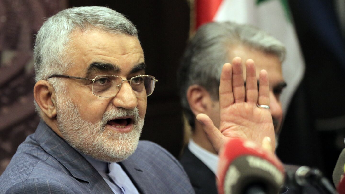 El presidente de la Comisi&oacute;n de Seguridad Nacional y Pol&iacute;tica Exterior del Parlamento iran&iacute;, Alaeddin Boroujerdi 
