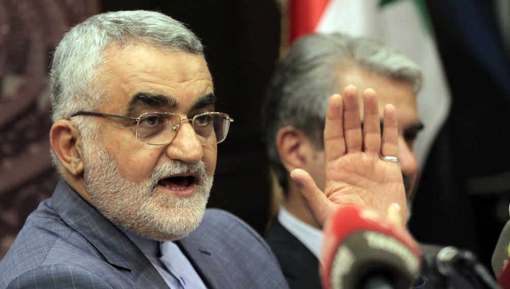 El presidente de la Comisión de Seguridad Nacional y Política Exterior del Parlamento iraní, Alaeddin Boroujerdi 