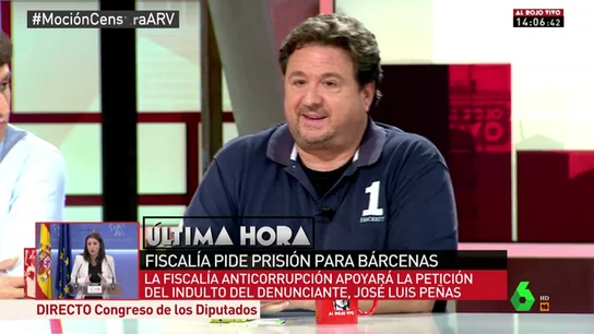 Así conoció Peñas en ARV el apoyo de Anticorrupción a su indulto por Gürtel: "Orgulloso de la sentencia, incluso donde se me condena" Así conoció Peñas en ARV el apoyo de Anticorrupción a su indulto por Gürtel: "Orgulloso de la sentencia, incluso donde se me condena"