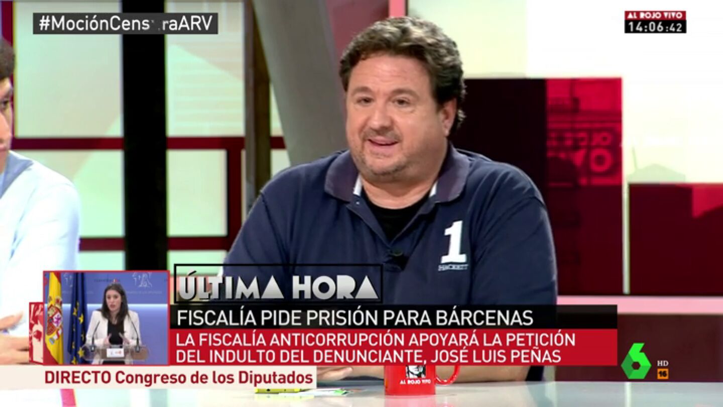 As&iacute; conoci&oacute; Pe&ntilde;as en ARV el apoyo de Anticorrupci&oacute;n a su indulto por G&uuml;rtel: "Orgulloso de la sentencia, incluso donde se me condena"