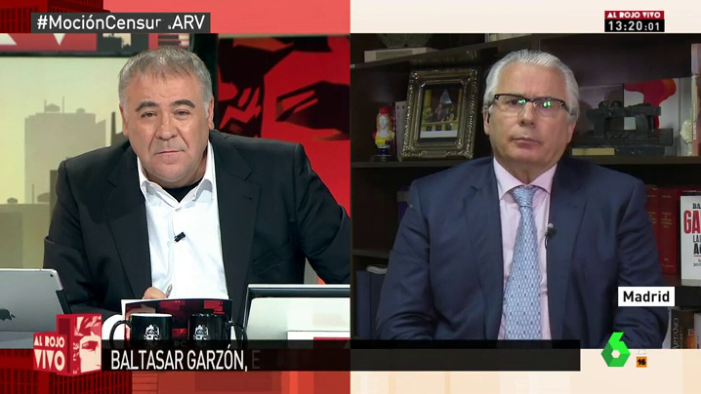 Garz&oacute;n critica las palabras de Catal&aacute; sobre G&uuml;rtel: "El 'ra-ta-ta-ta' debe ser un argumento de peso ante la grave situaci&oacute;n que vive el pa&iacute;s"