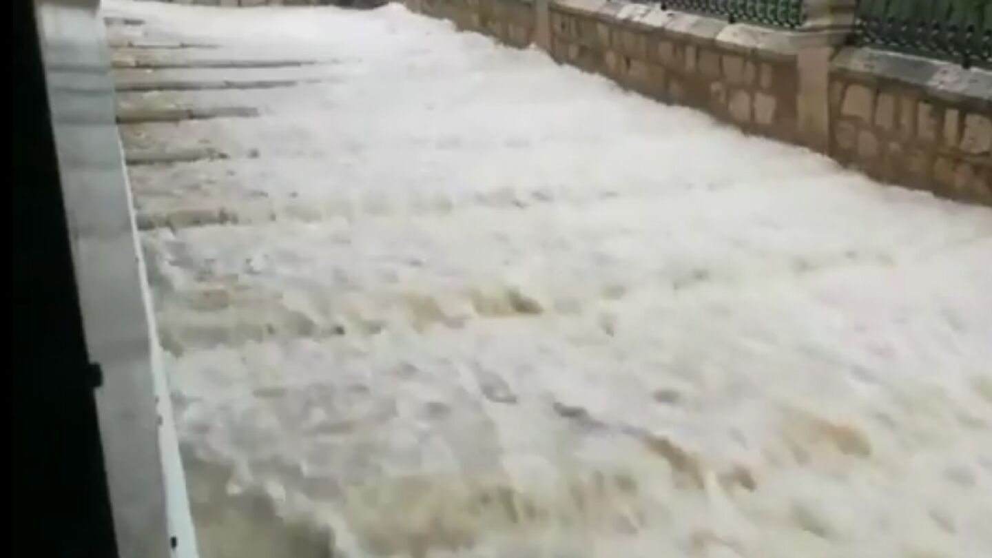 Inundaci&oacute;n provocada por las fuertes tormentas