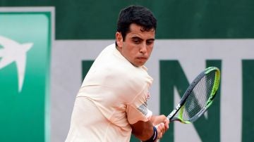 Jaume Munar, en acción ante David Ferrer